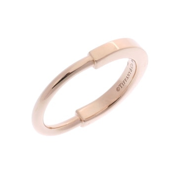 ティファニー ロックリング #14 ゴールド K18ピンクゴールド PG レディース ジュエリー 【中古】【jewelry】