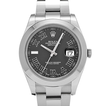 ロレックス デイトジャストII 116300 ブラック メンズ 時計 【中古】【wristwatch】