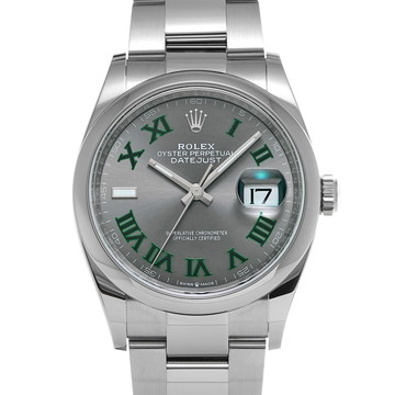 ロレックス デイトジャスト 36 ウィンブルドン 126200 スレートグレー メンズ 時計 【新品】【wristwatch】