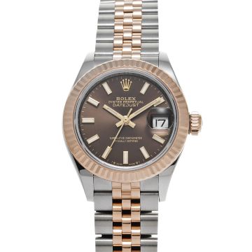 ロレックス レディ デイトジャスト 28  279171 チョコレートブラウン レディース 時計 【新品】【wristwatch】