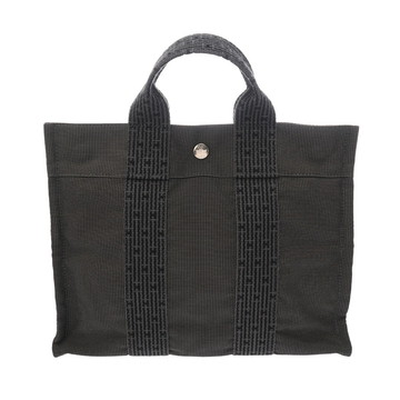 エルメス エールライン トート PM グレー キャンバス ユニセックス バッグ 【中古】【bag】