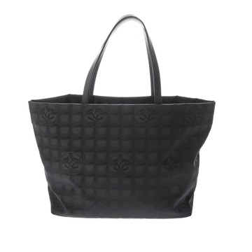 シャネル ニュートラベル トート MM ブラック A15991 ナイロン レディース バッグ 【中古】【bag】