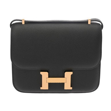 エルメス コンスタンス3 18 ブラック ヴォーエプソン レディース バッグ 【中古】【bag】