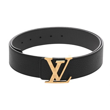 ルイ ヴィトン カーフレザー ベルト・LV 40MM リバーシブル #85 ブラック M0333 メンズ 【中古】【other】