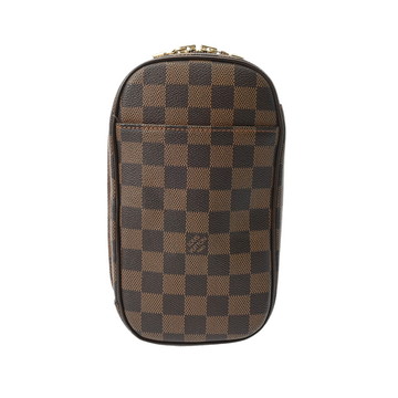 ルイ ヴィトン ダミエ ポシェットガンジュ SPオーダー ブラウン N48048 ダミエキャンバス レディース 【中古】【bag】