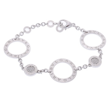 ブルガリ ブルガリブルガリ ソートワール ブレスレット K18ホワイトゴールド WG レディース ジュエリー 【中古】【jewelry】