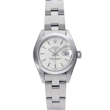 ロレックス オイスターパーペチュアル デイト 79160 シルバー レディース 時計 【中古】【wristwatch】
