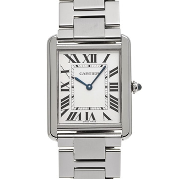 カルティエ タンク ソロ LM W5200014 シルバー ユニセックス 時計 【中古】【wristwatch】