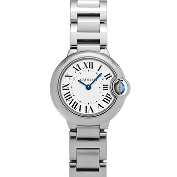 カルティエ バロンブルー ドゥ カルティエ 28mm WSBB0067 シルバー レディース 時計 【中古】【wristwatch】