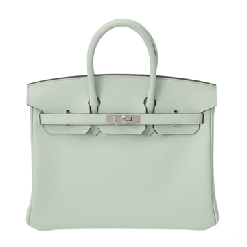 エルメス バーキン 25 ヴェールペパーミント ヴォースイフト レディース バッグ 【未使用】【bag】