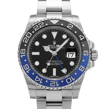 ロレックス GMTマスターII 116710BLNR ブラック メンズ 時計 【中古】【wristwatch】