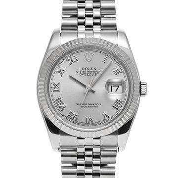 ロレックス デイトジャスト 116234 グレー メンズ 時計 【中古】【wristwatch】