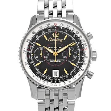ブライトリング モンブリラン エディション A483B76WBA ブラック メンズ 時計 【中古】【wristwatch】