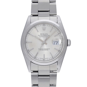 ロレックス デイトジャスト 16200 シルバー メンズ 時計 【中古】【wristwatch】