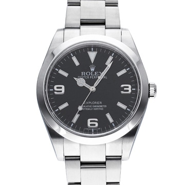 ロレックス エクスプローラー 214270 ブラック メンズ 時計 【中古】【wristwatch】