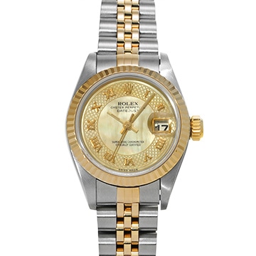 ロレックス デイトジャスト 79173NRD イエローシェル レディース 時計 【中古】【wristwatch】
