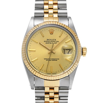 ロレックス デイトジャスト 16013 シャンパン メンズ 時計 【中古】【wristwatch】
