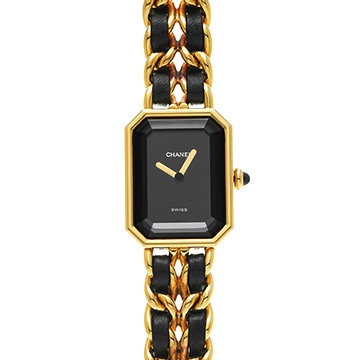 シャネル プルミエール S H0001 ブラック レディース 時計 【中古】【wristwatch】