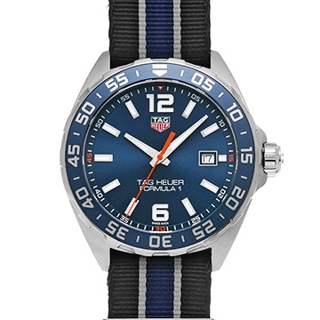 タグ ホイヤー フォーミュラ1 クォーツ WAZ1010.FC8197 ブルー メンズ 時計 【中古】【wristwatch】