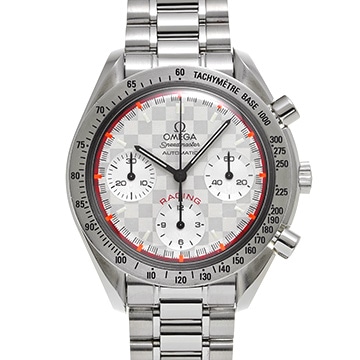 オメガ スピードマスター レーシング ミハエル・シューマッハ 2000 3517.30 シルバー メンズ 時計 【中古】【wristwatch】