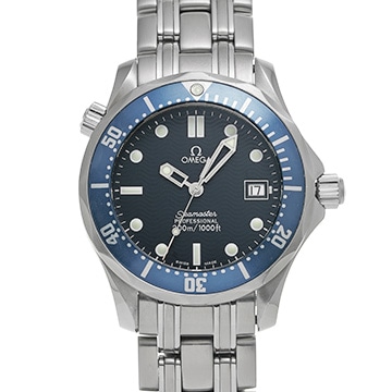 オメガ シーマスター プロフェッショナル 300 ミッドサイズ 2561.80 ブルー ユニセックス 時計 【中古】【wristwatch】