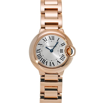 カルティエ バロンブルー SM W69002Z2 シルバー ユニセックス 時計 【中古】【wristwatch】