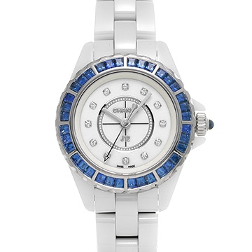 シャネル J12 29MM H3834 ホワイト/ダイヤモンド レディース 時計 【中古】【wristwatch】