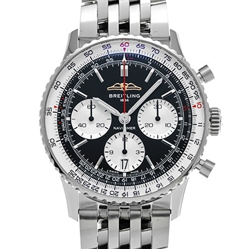 ブライトリング ナビタイマー1 B01 クロノグラフ 41 AB0139 ブラック/シルバー メンズ 時計 【中古】【wristwatch】
