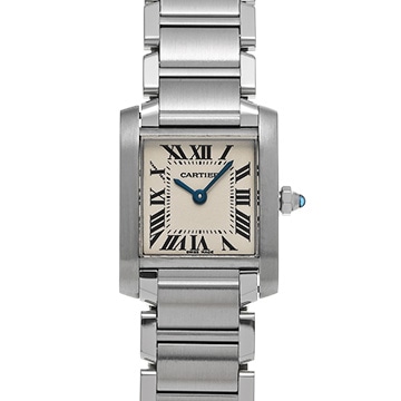 カルティエ タンクフランセーズ SM　 W51008Q3 シルバー レディース 時計 【中古】【wristwatch】