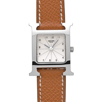 エルメス Hウォッチ HH1.210 アイボリー レディース 時計 【中古】【wristwatch】