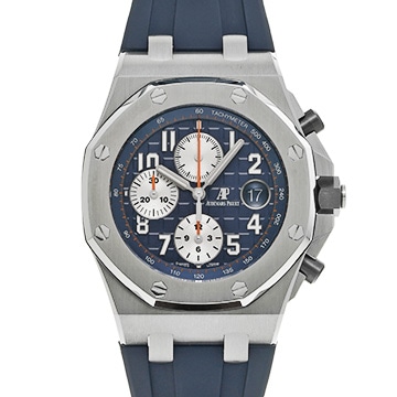 オーデマ ピゲ ロイヤルオーク オフショア クロノグラフ 26470ST.OO.A027CA.01 ブルー メンズ 時計 【中古】【wristwatch】