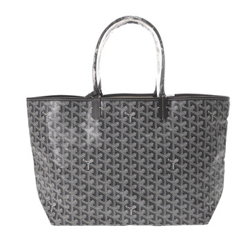 ゴヤール ヘリンボーン サンルイ PM グレー PVC/カーフ ユニセックス バッグ 【新品】【bag】