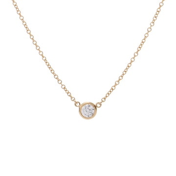 ティファニー バイザヤード ネックレス ゴールド K18イエローゴールド YG レディース ジュエリー 【中古】【jewelry】