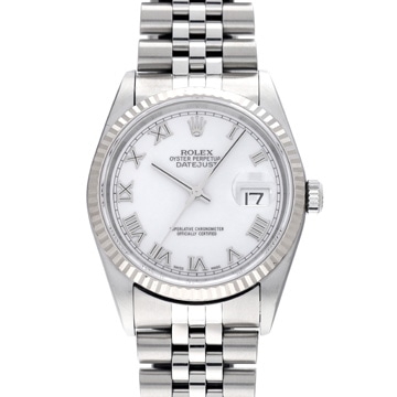 ロレックス デイトジャスト 16234 ホワイト メンズ 時計 【中古】【wristwatch】