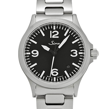 ジン 556.A 556.A ブラック メンズ 時計 【中古】【wristwatch】