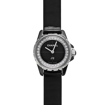 シャネル J12 XS H4663 ブラック レディース 時計 【中古】【wristwatch】