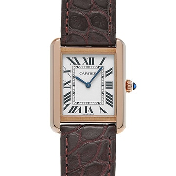 カルティエ タンク ソロ SM W5200024 シルバー レディース 時計 【中古】【wristwatch】