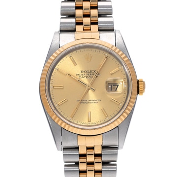 ロレックス デイトジャスト 16233 シャンパン メンズ 時計 【中古】【wristwatch】