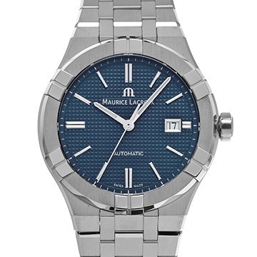 モーリス ラクロア アイコン オートマティック AI6008-SS002-430-1 ブルー メンズ 時計 【中古】【wristwatch】