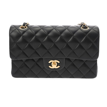 シャネル マトラッセ 11.12 クラシック ハンドバッグ  25cm ブラック A01112 ラムスキン レディース バッグ 【中古】【bag】