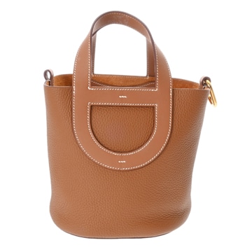 エルメス インザループ 18 ゴールド トリヨンクレマンス/ヴォースイフト レディース バッグ 【中古】【bag】