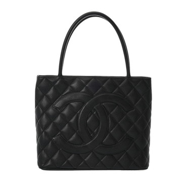 シャネル マトラッセ 復刻トート ブラック A01804 キャビアスキン レディース バッグ 【中古】【bag】