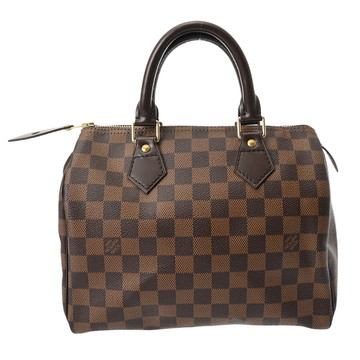 ルイ ヴィトン ダミエ スピーディ 25 ブラウン N41532 ダミエキャンバス レディース バッグ 【中古】【bag】