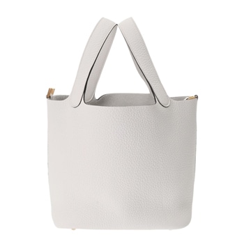 エルメス ピコタン ロックMM ニューホワイト トリヨンクレマンス レディース バッグ 【未使用】【bag】
