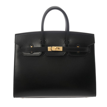 エルメス バーキン 25 セリエ ブラック ボックスカーフ レディース バッグ 【未使用】【bag】