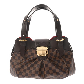 ルイ ヴィトン ダミエ システィナ MM エベヌ N41542 ダミエキャンバス レディース バッグ 【中古】【bag】