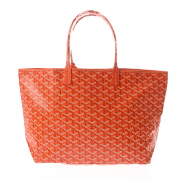 ゴヤール ヘリンボーン サンルイ PM オレンジ PVC/カーフ ユニセックス バッグ 【未使用】【bag】