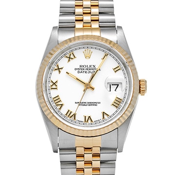 ロレックス デイトジャスト 16233 ホワイト メンズ 時計 【中古】【wristwatch】