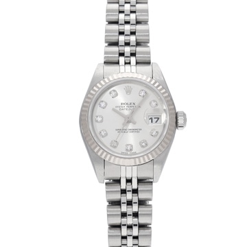 ロレックス デイトジャスト 79174G シルバー/ダイヤモンド レディース 時計 【中古】【wristwatch】