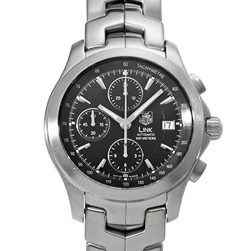 タグ ホイヤー リンク クロノグラフ CJF2110.BA0576 ブラック メンズ 時計 【中古】【wristwatch】